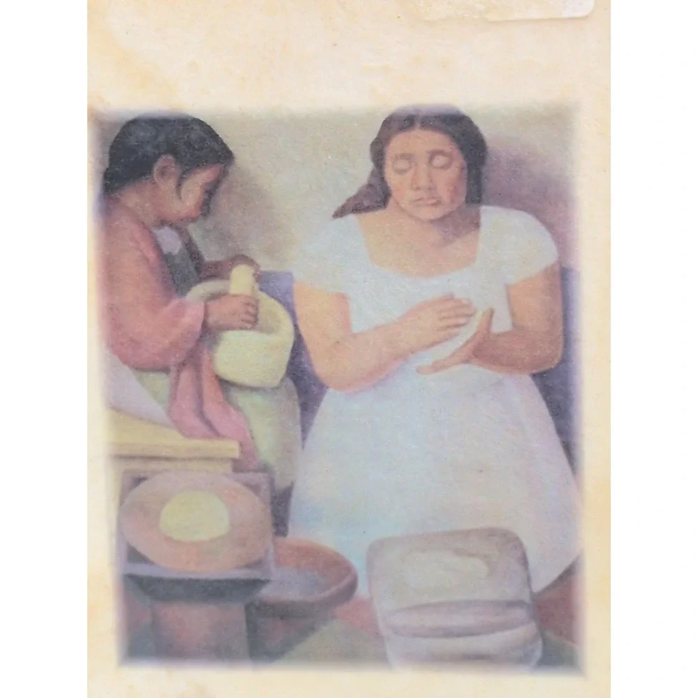 Handmade Bark Paper Art Diego Rivera Amate Journal Mexico 4